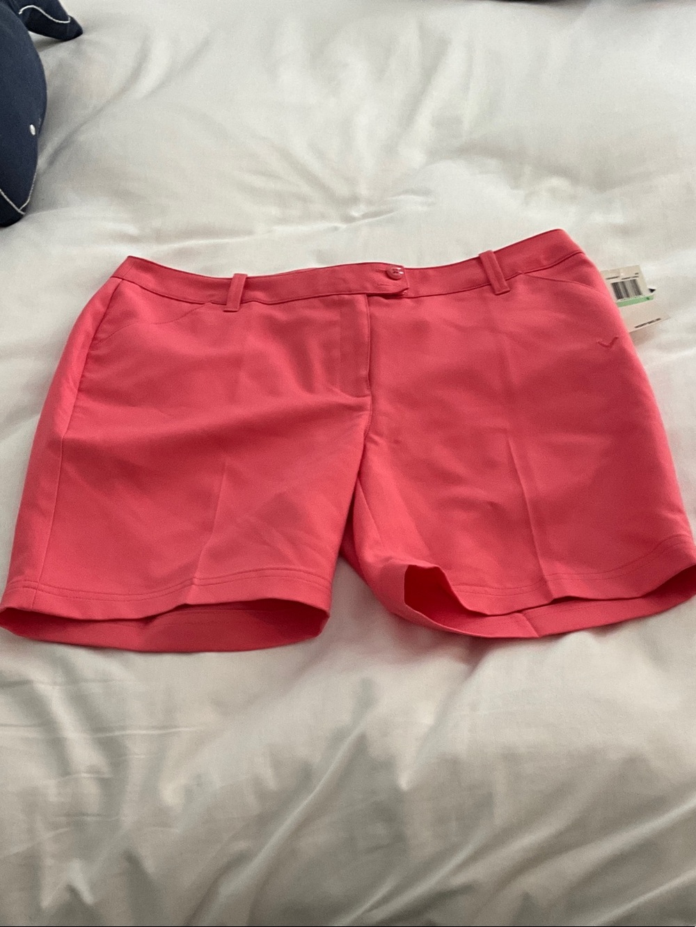 Callaway Coral Pink Golf Bermuda Shorts NWT